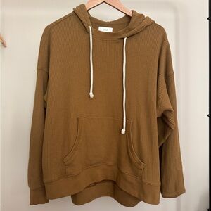 Aerie Brown Hoodie Sweatshirt